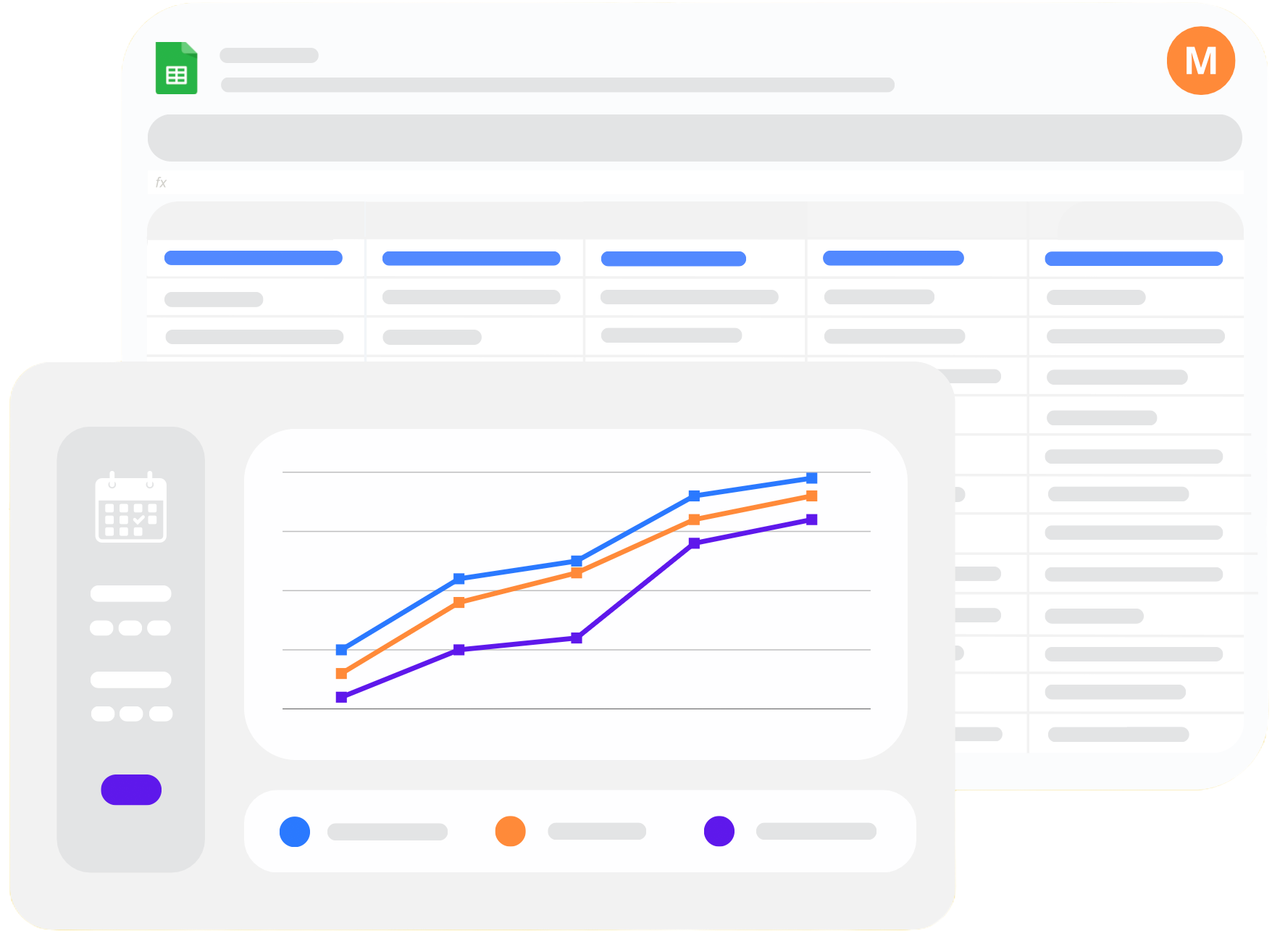 100% custom dashboards