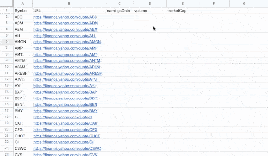 Fast data extraction