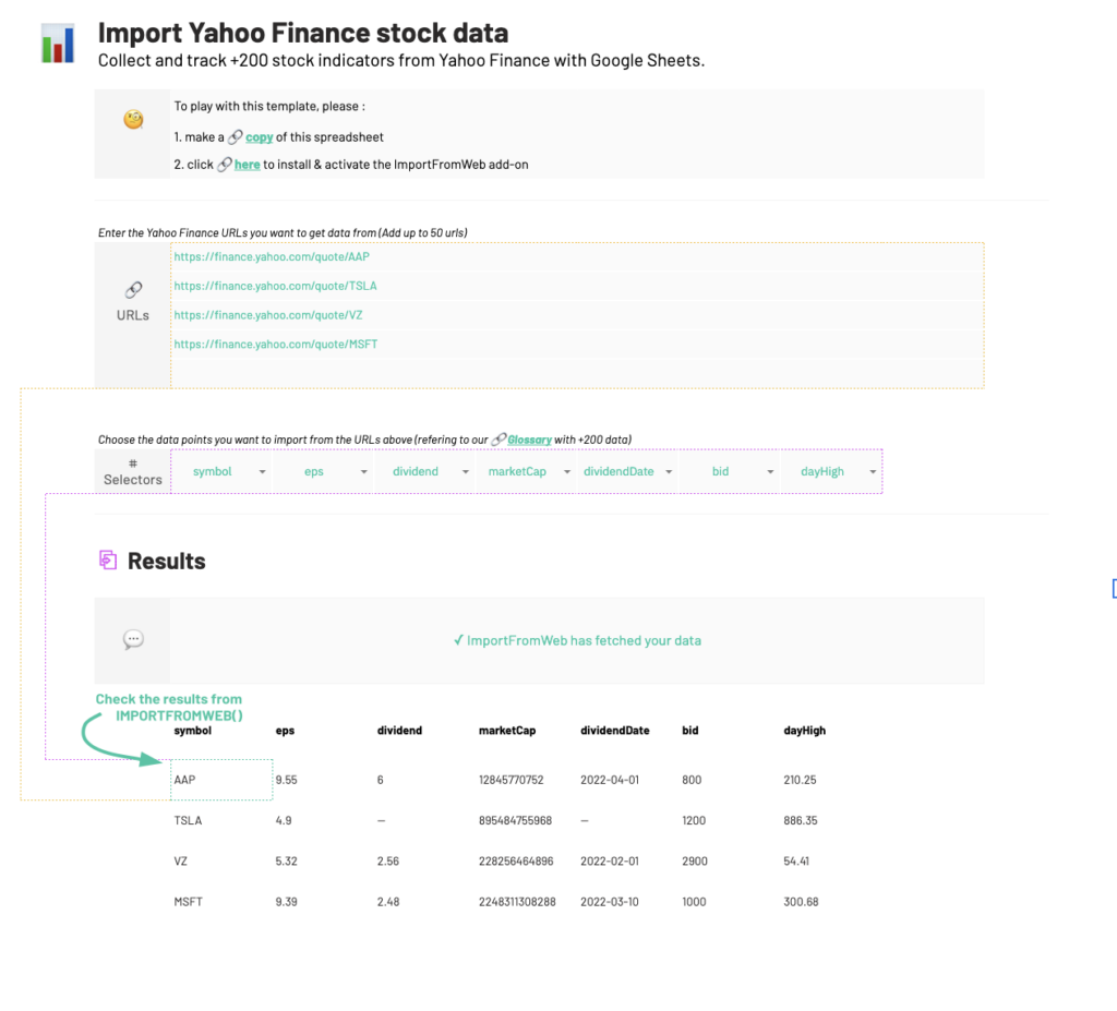 Yahoo Finance Stock Tracker - NoDataNoBusiness