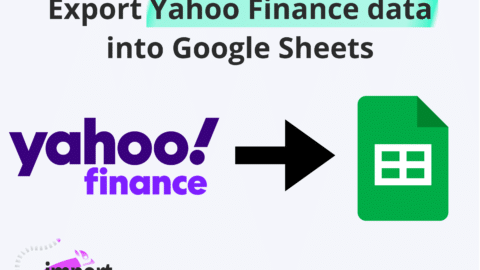 Export Yahoo Finance data into Google Sheets