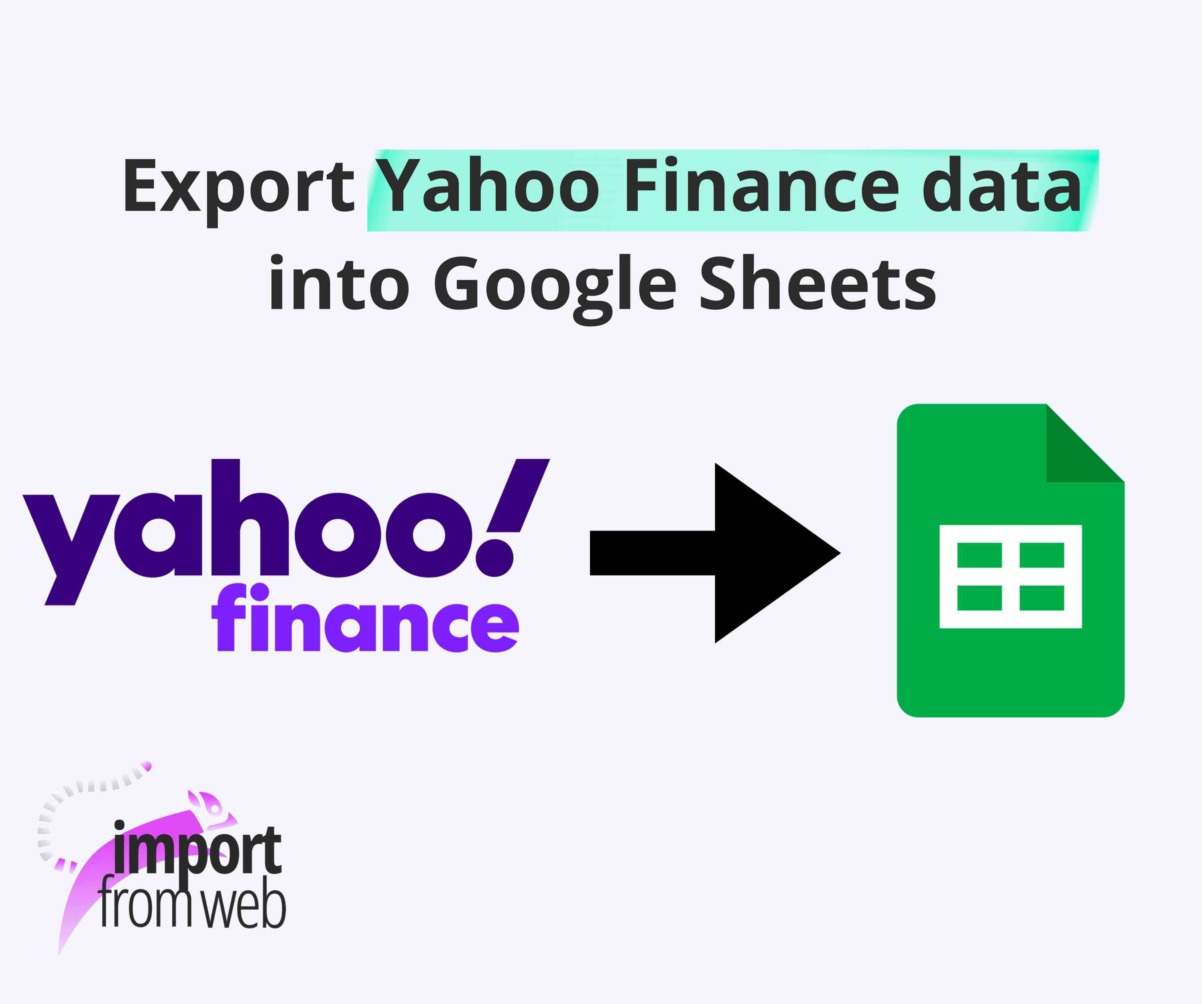 Export Yahoo Finance data into Google Sheets