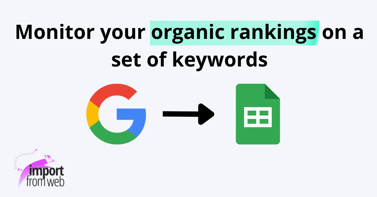 Google Keywords Ranking Tracker NoDataNoBusiness